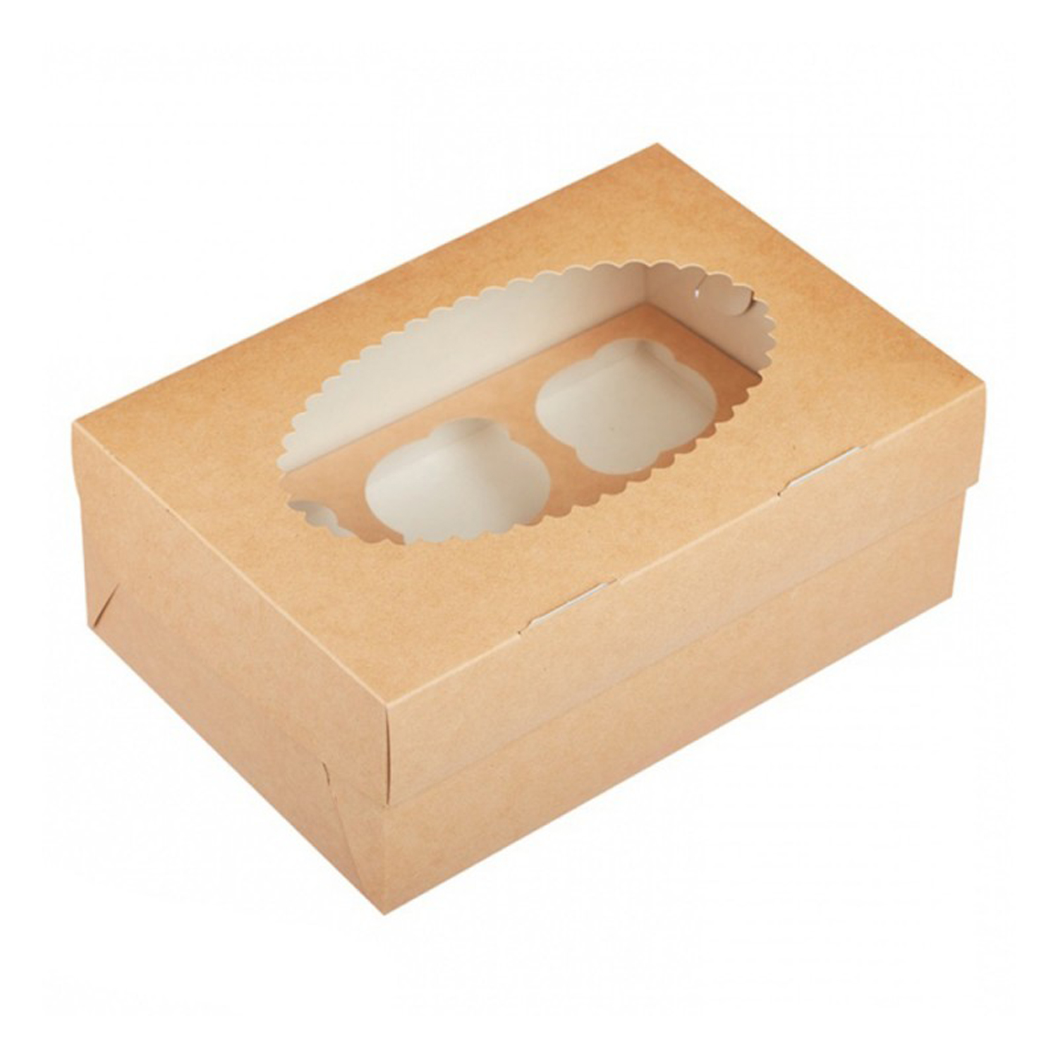 Упаковка для кексов и маффинов 25х17х10см ECO MUF 6